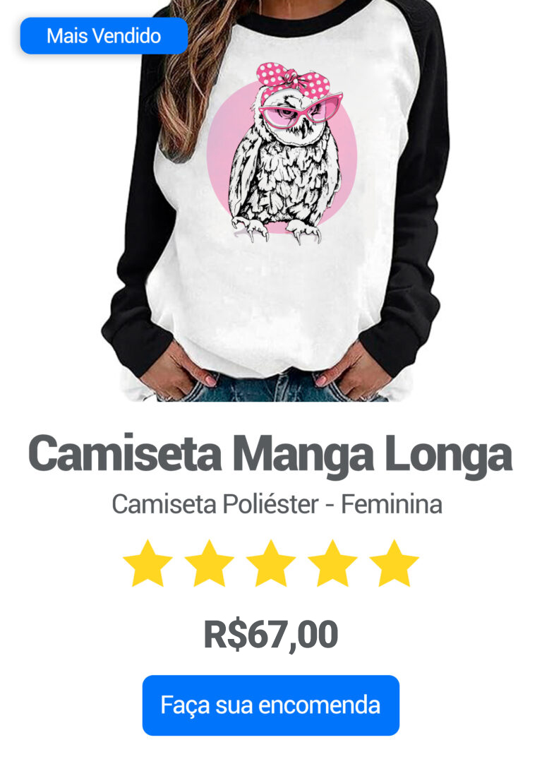 CAMISA MANGA LONGA F