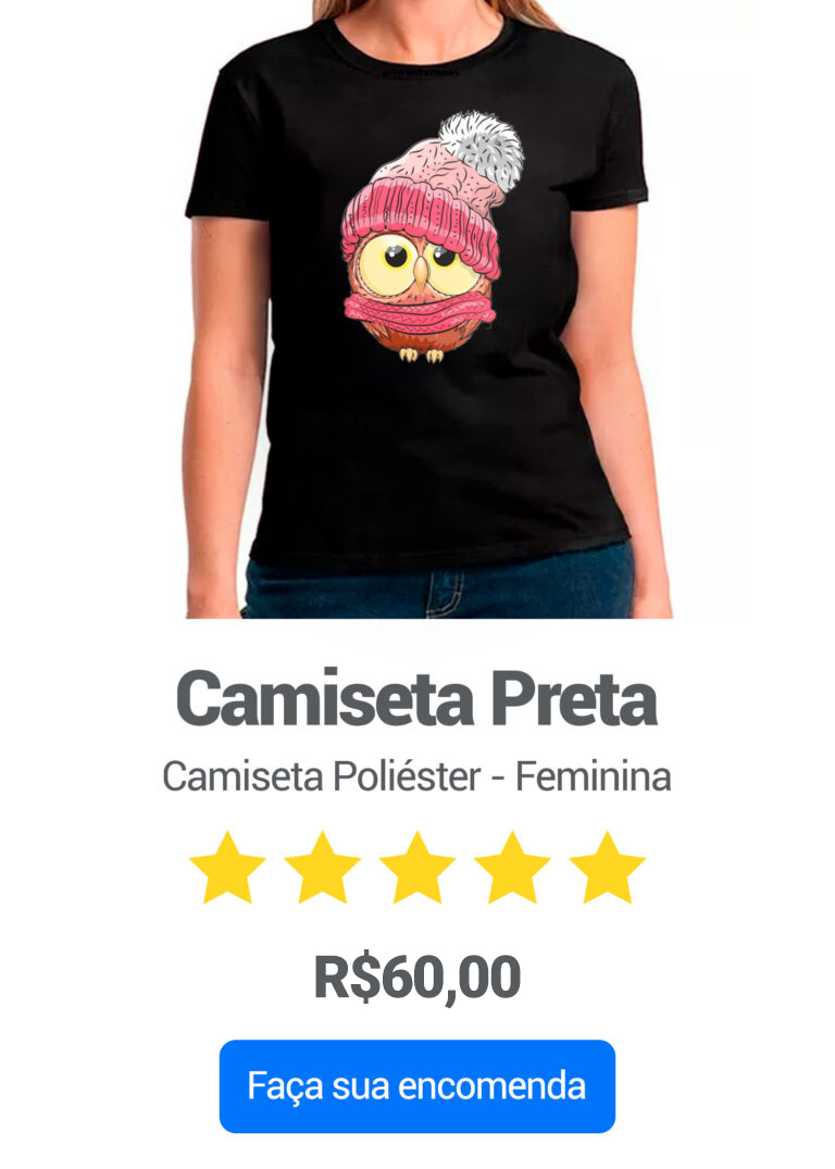 CAMISA PRETA F